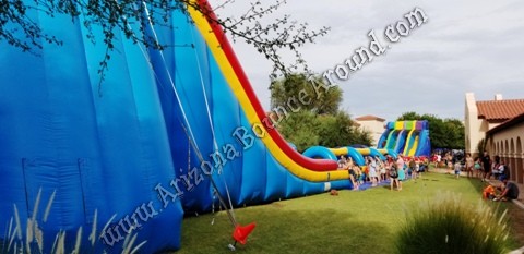 Big water slide rental companies in Phoenix Arizona - Denver Colorado